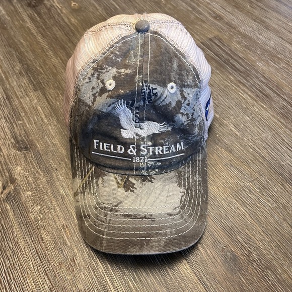 Field & Stream Other - Field & Stream 1871 Eagle Texas Flag Trucker Cap Camo Adjustable Mesh Hat